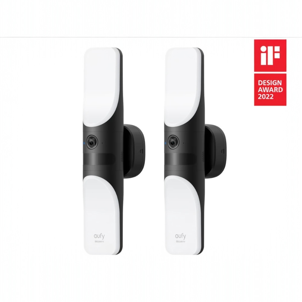 Eufy bedrade wandlamp met camera S100 set 2 stuks