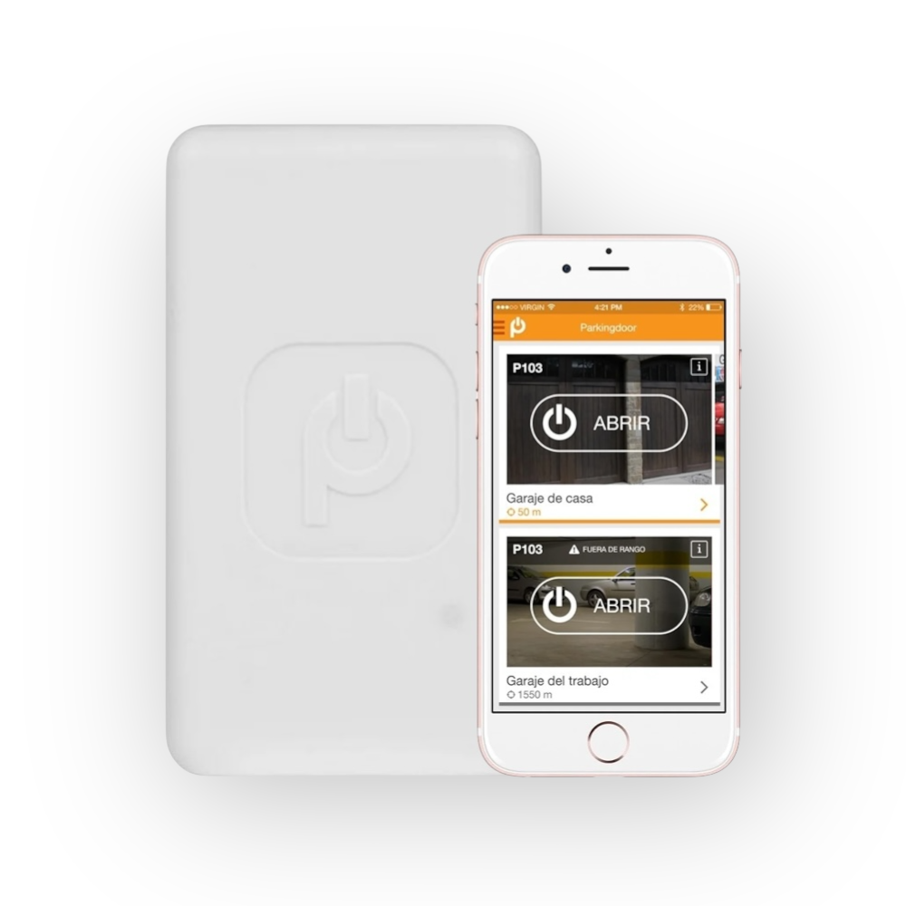 Parkingdoor Smartphone poort- en garageopener voor Spanje