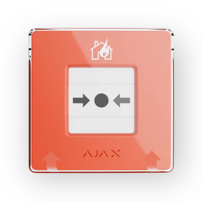 Pulsador manual rojo AJAX