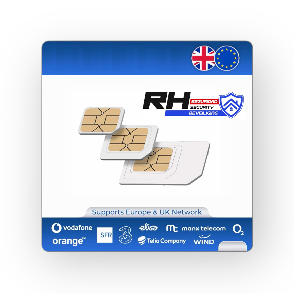 Alarm en camera data Simkaart 36GB - 360 dagen