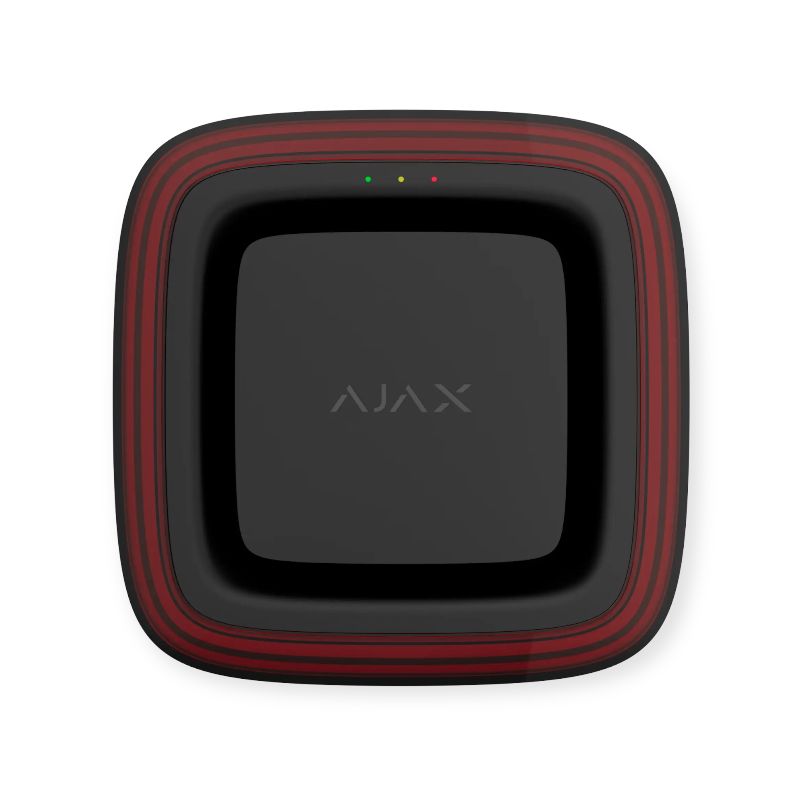 AJAX EN54 FireProtect flitser en sirene Jeweller zwart AJAX EN54 FireProtect flitser en sirene Jeweller zwart