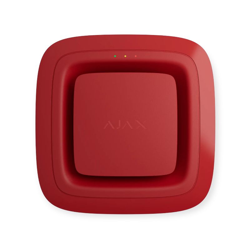 AJAX EN54 FireProtect sirene Jeweller rood AJAX EN54 FireProtect sirene Jeweller rood