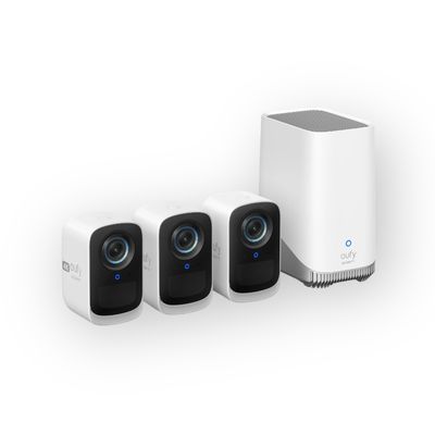 3 stuks Eufy EufyCam 3C + HomeBase S380 bundelvoordeel