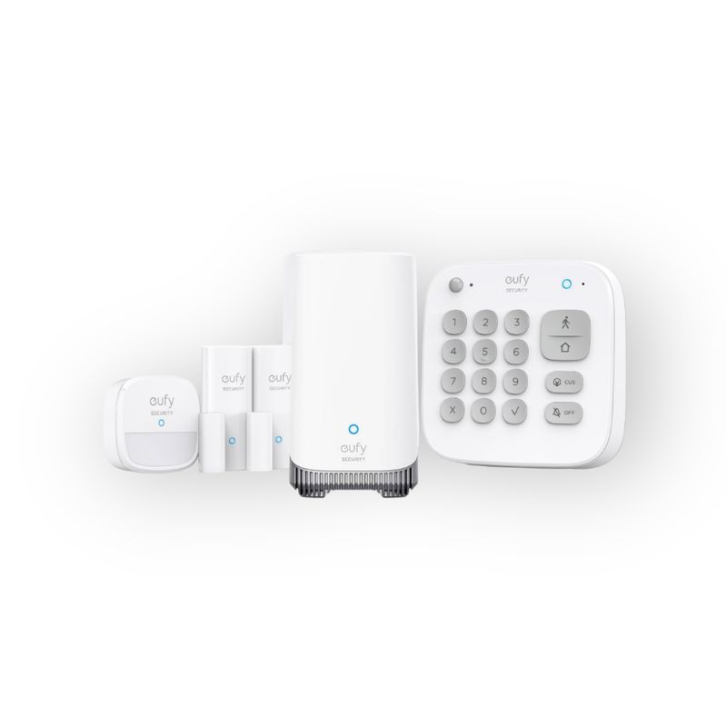 Eufy alarmsysteem set 7-delig + HomeBase 3