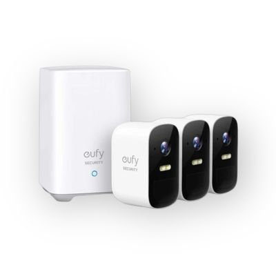 3 stuks Eufy EufyCam 2C + HomeBase S380 bundelvoordeel