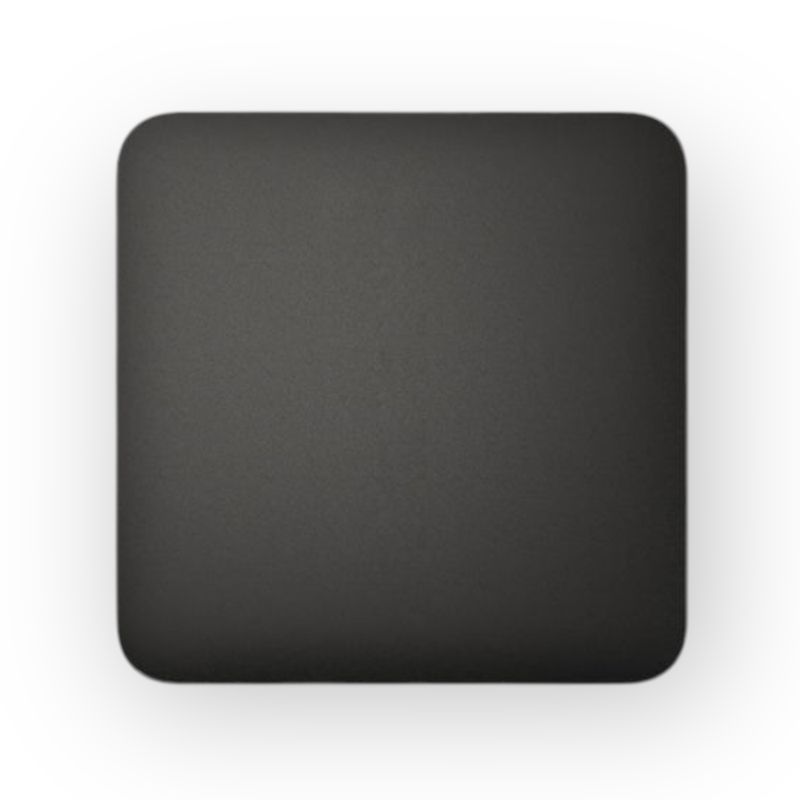 AJAX zwarte CenterButton 1-gang