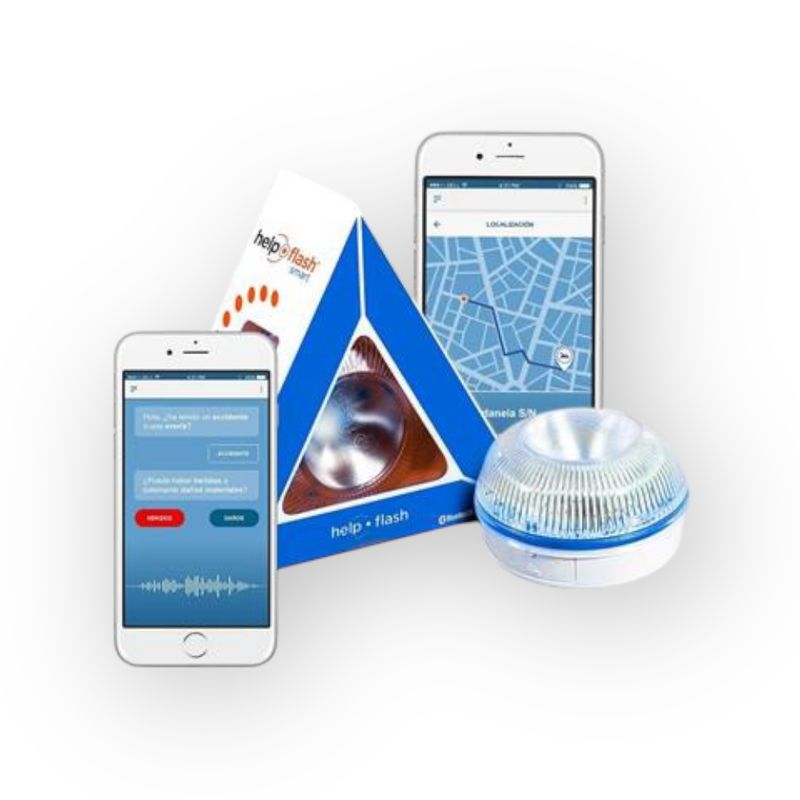Help Flash Smart Noodlicht met DGT goedkeuring Spanje