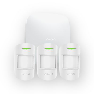 AJAX alarmsysteem met bewegingssensoren voor Spanje SET TRIPLE PIR