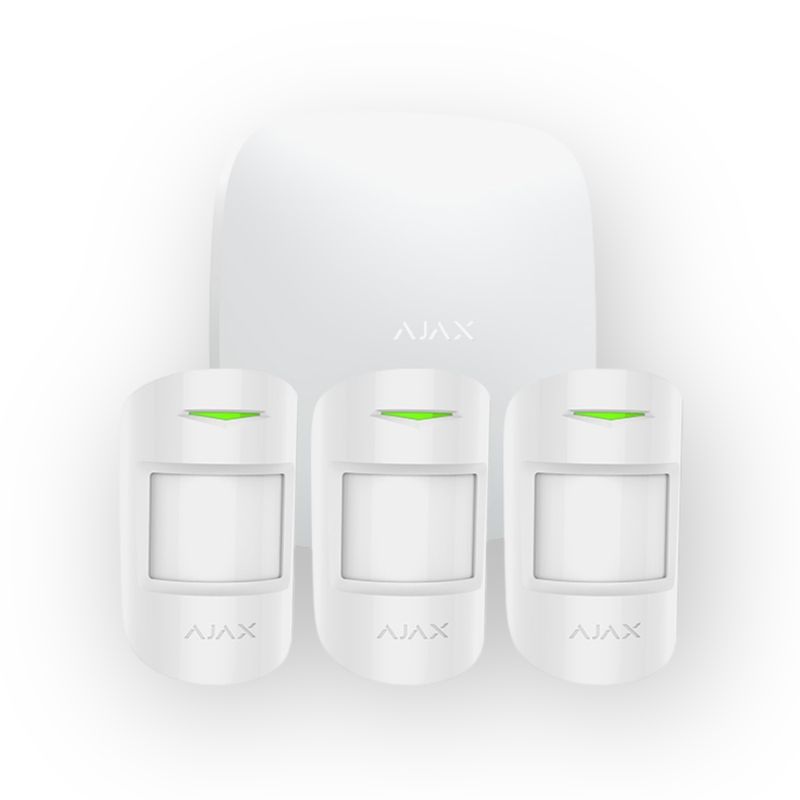 AJAX alarmsysteem met bewegingssensoren voor Spanje SET TRIPLE PIR