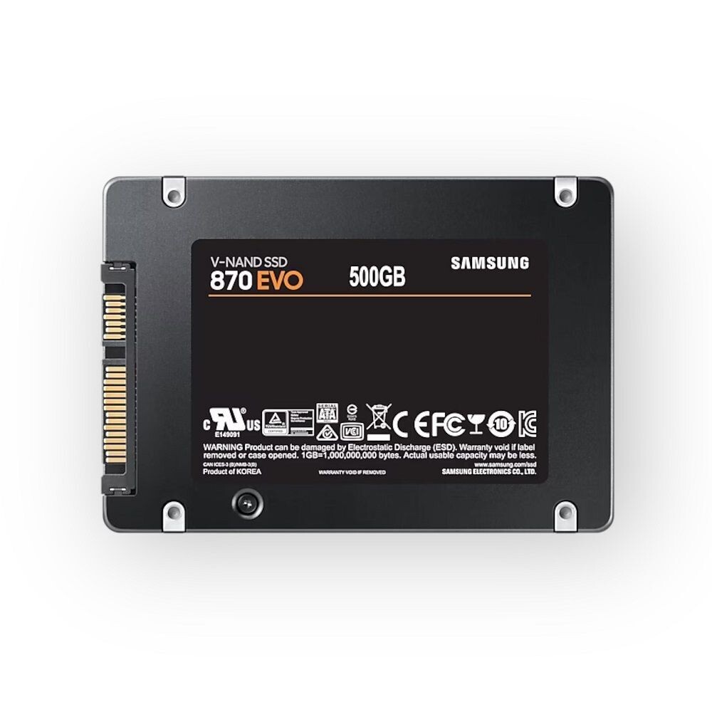 Samsung 870 EVO SSD 500GB voor Eufycam 3 Homebase Samsung 870 EVO SSD 500GB voor Eufycam 3 Homebase