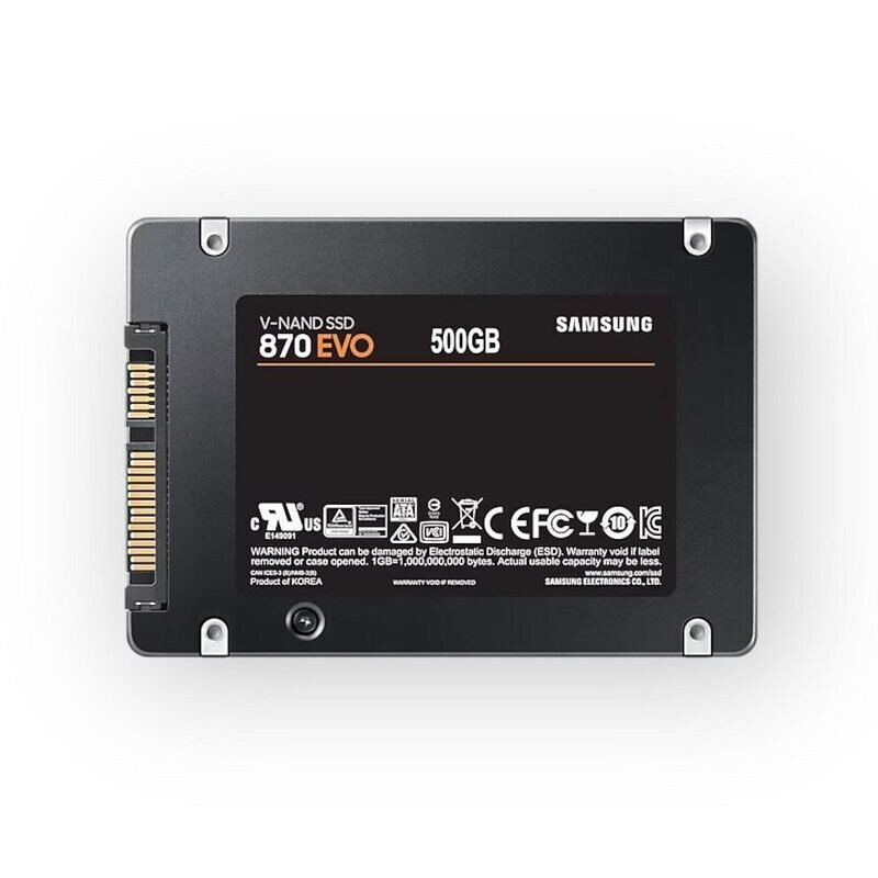 Samsung 870 EVO SSD 500GB voor Eufycam 3 Homebase Samsung 870 EVO SSD 500GB voor Eufycam 3 Homebase