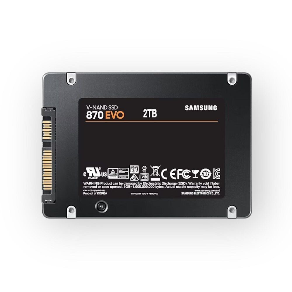 Samsung 870 EVO SSD 2TB voor Eufycam 3 Homebase Samsung 870 EVO SSD 2TB voor Eufycam 3 Homebase