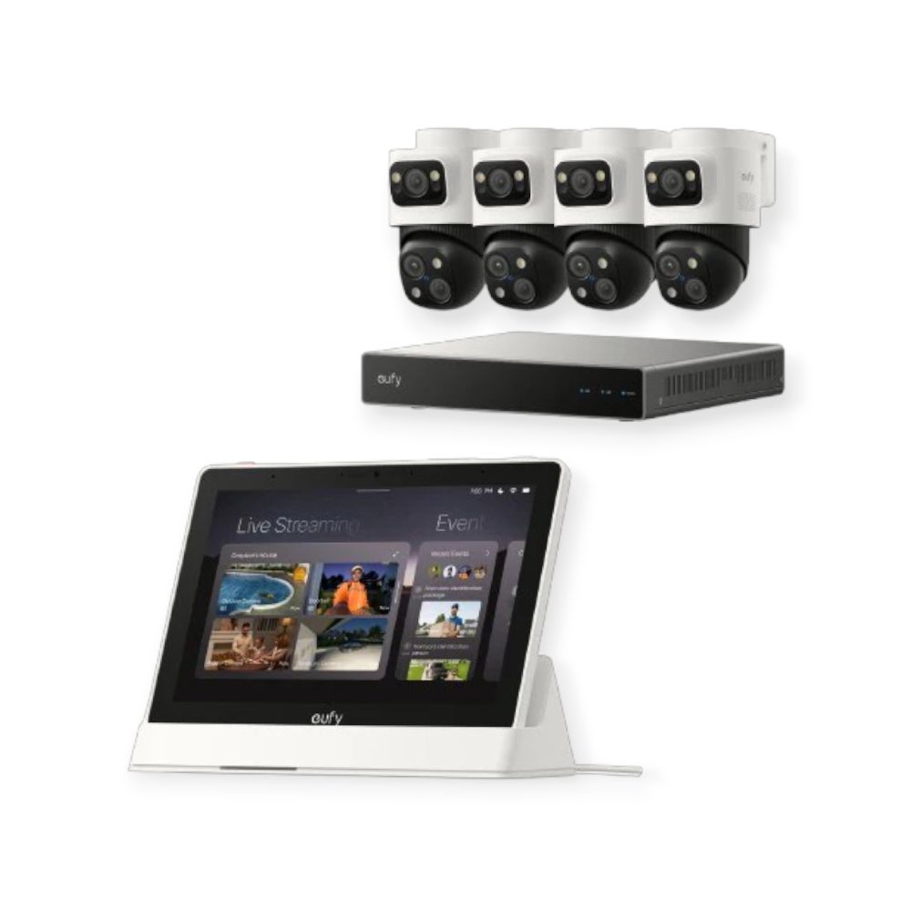 Eufy PoE NVR bekabeld camerasysteem S4 Max met Smart Display Eufy PoE NVR bekabeld camerasysteem S4 Max met Smart Display