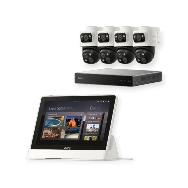 Eufy PoE NVR wired camera system S4 Max with Smart Display