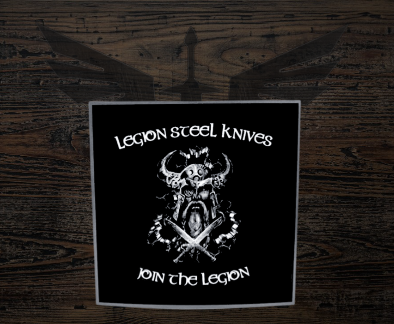 Legion Steel Viking Sticker Glossy 3&quot; x 3&quot;