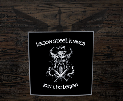 Legion Steel Viking Sticker Glossy 3&quot; x 3&quot;