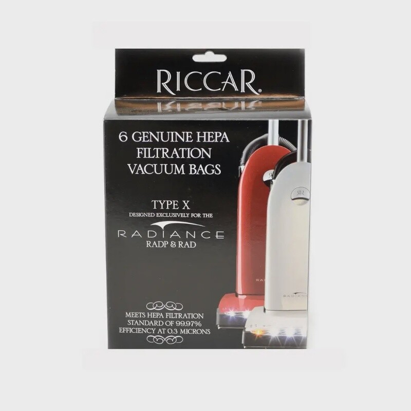 Riccar Radience Type X Hepa Bags - 6 bags