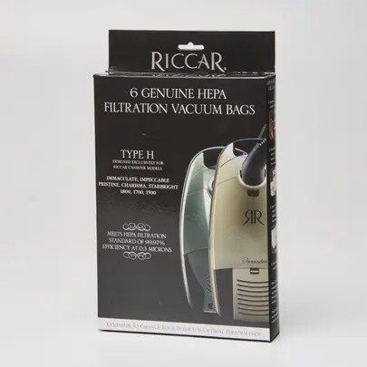 Riccar Type H Hepa Bags - 6 bags