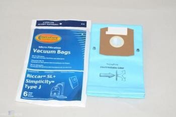 Envirocare Riccar Simplicity Type J Bags - 6 bags