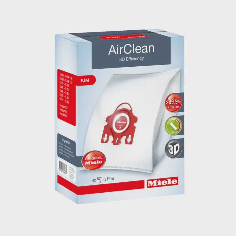 Miele Style FJM Bags - 4 bags +2 filters