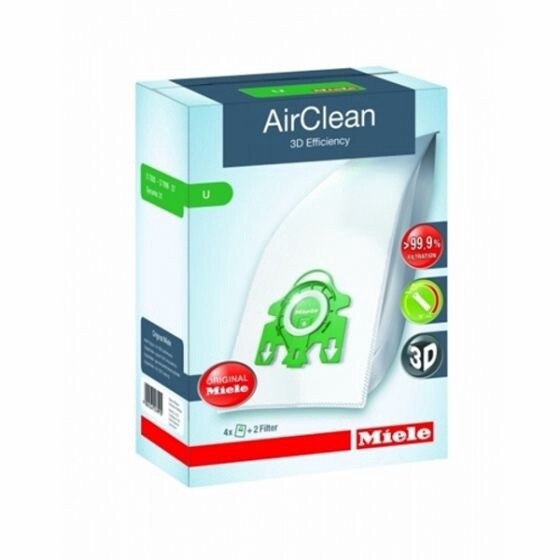 Miele Style U Bags - 4 bags + 2 filters