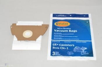 GE Canisters Style CN-1 bags - 3 bags