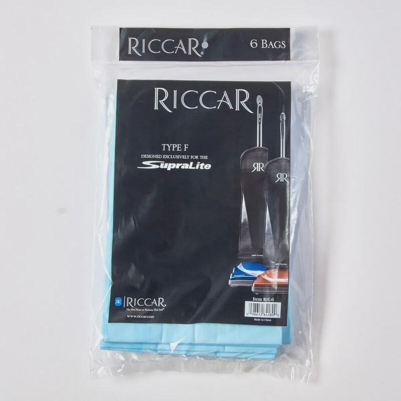 Riccar Supralite Type F Paper Bags - 6 bags