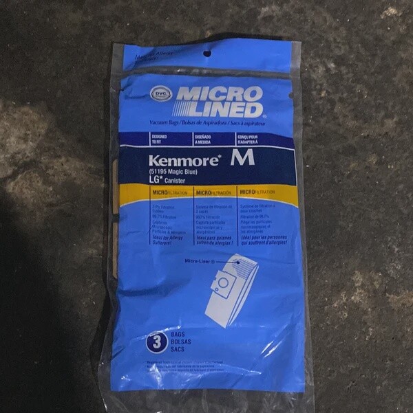 Kenmore Type M bags - 3 bags