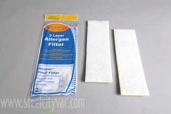 Hoover U5750 Upright Foam Filter 2 pack