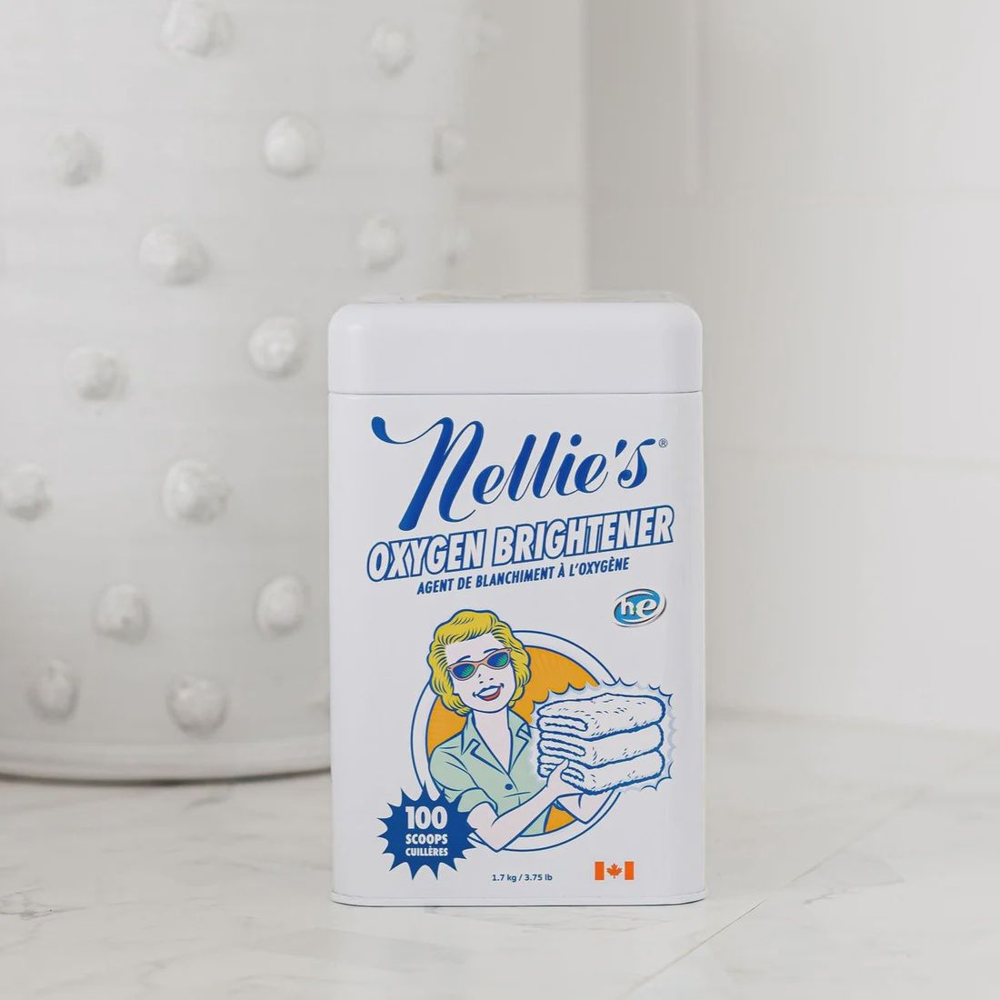 Nellie&#39;s Oxygen Brightener - 100 scoop tin
