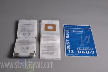 Panasonic Type U &amp; U-3 Bags - 12 bags