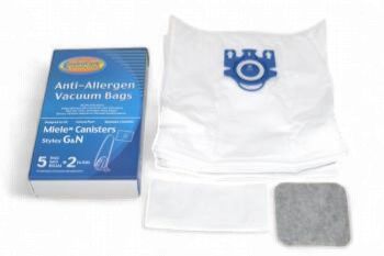 Miele Style GN Bags - 4 bags +2 filters
