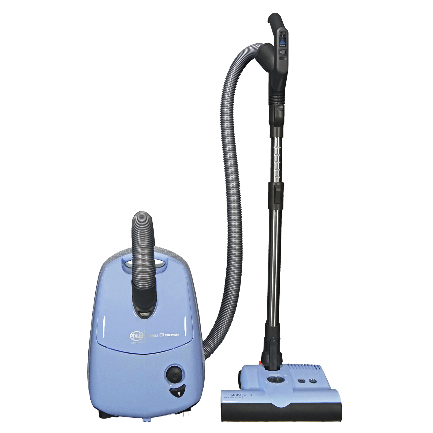 Sebo Airbelt E3 Premium Canister Vacuum, Color: Blue