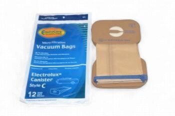 Electrolux Canister Type C Bags - 12 bags