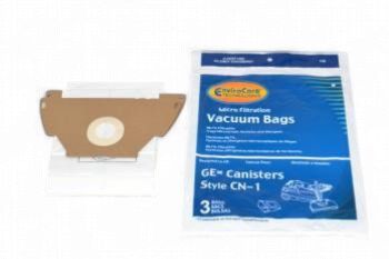 GE Canisters Style CN-1 bags - 3 bags