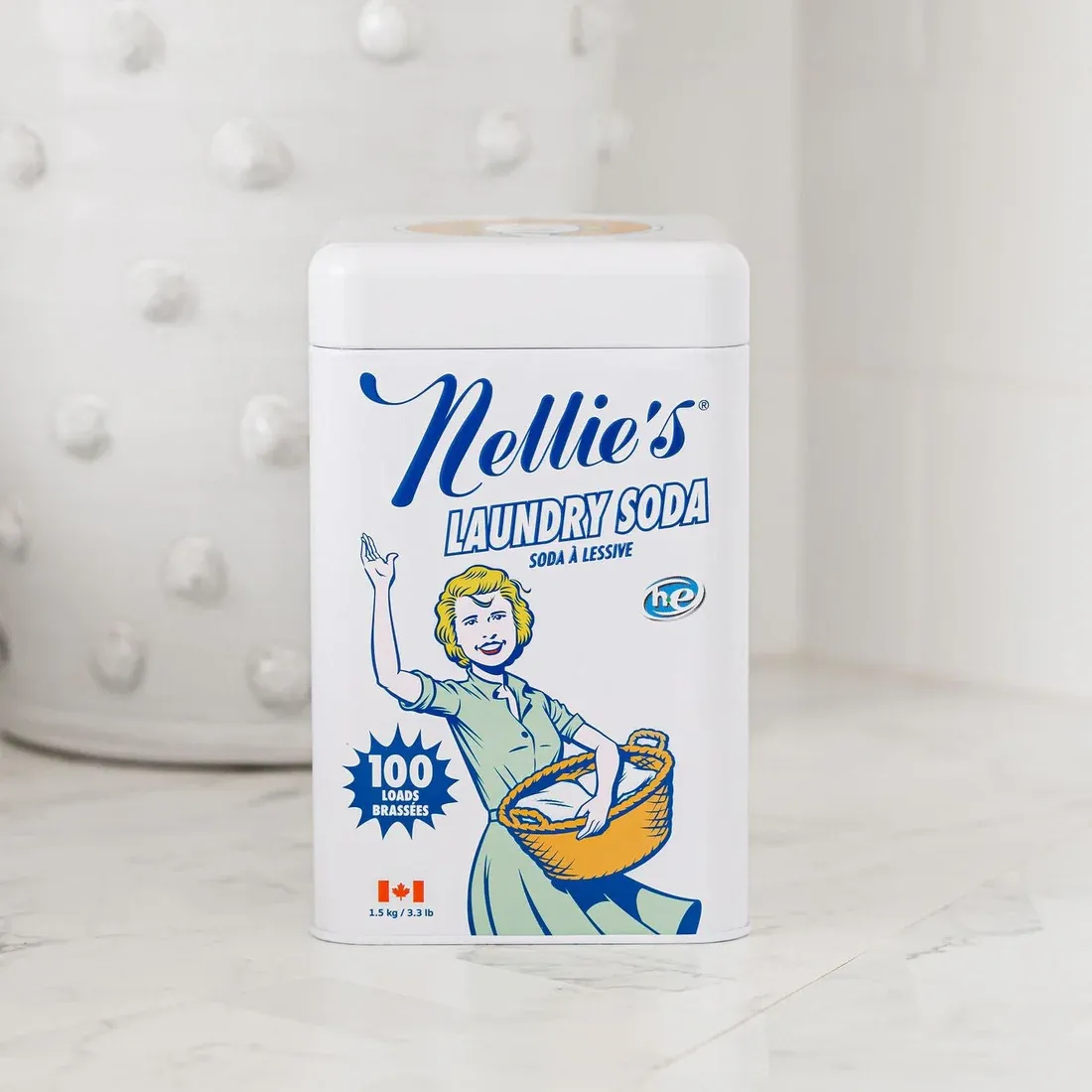 Nellie's Laundry Soda - 100 load tin