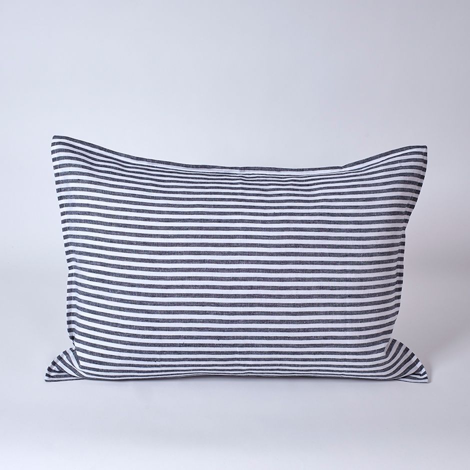 Funda Almohadas Essentials - Rayas Navy