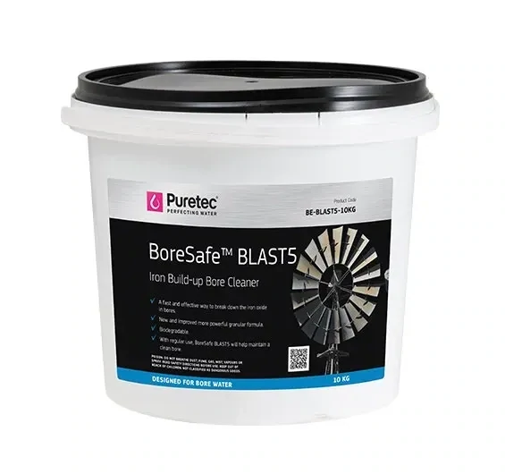 BoreSafe Bore Cleaning Granules 10kg & 30ml test kit