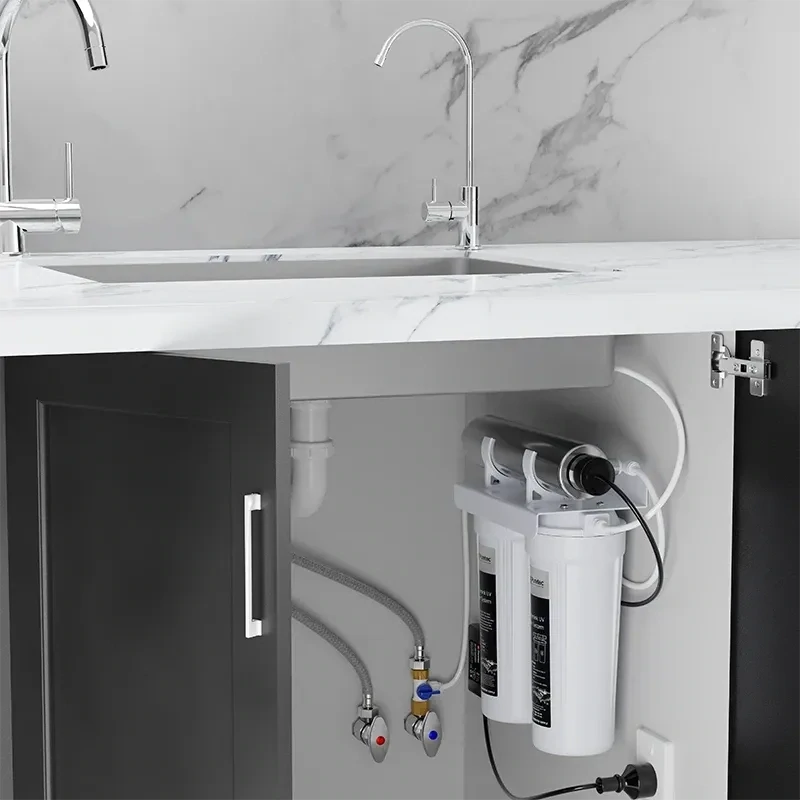 Ecotrol Undersink Twin Filter & UV System with DFU180 faucet