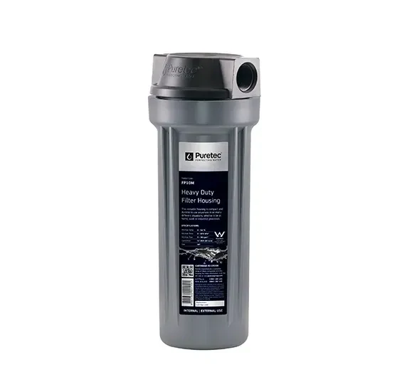 FP10M-2 - Standard Dia Filter Housing, 10", blue, 1/2 conn