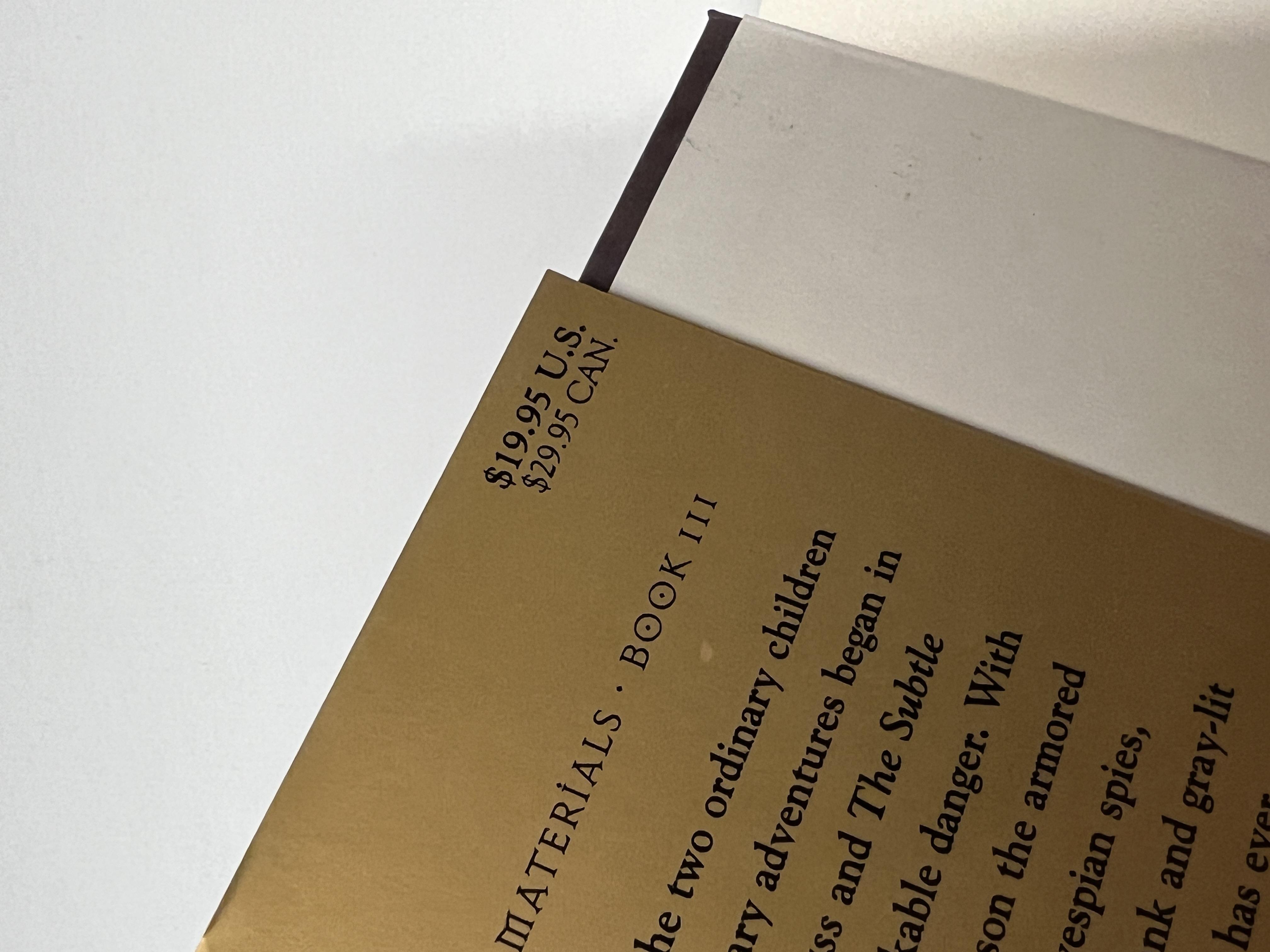 The Amber Spyglass, Philip Pullman