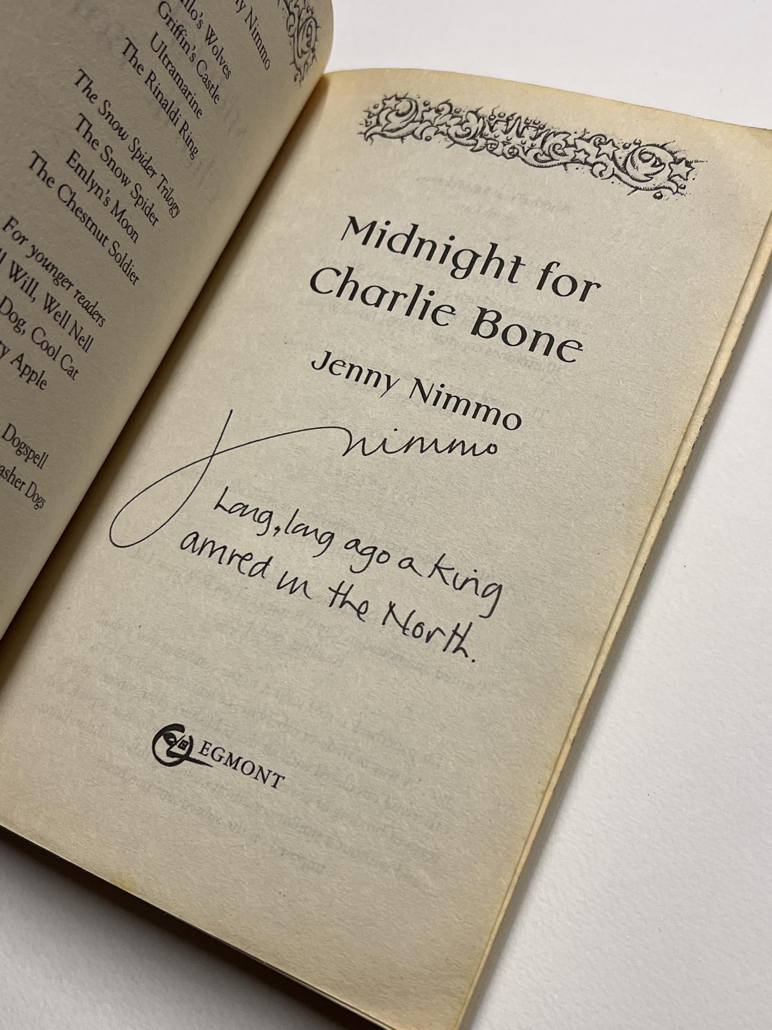 Midnight for Charlie Bone, Jenny Nimmo