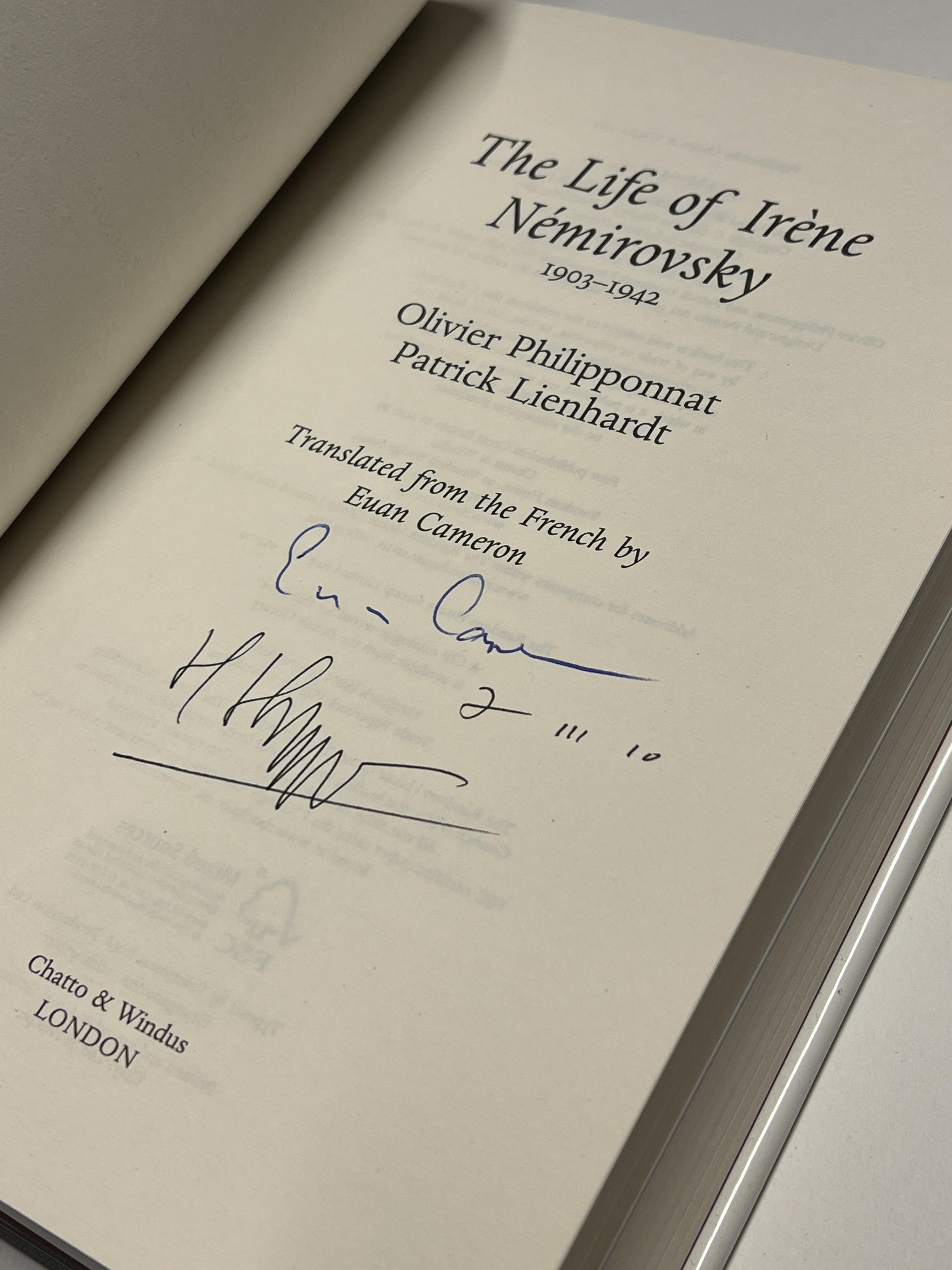 The Life of Irene Nemirovsky, Olivier Philipponnat & Patrick Leinhardt