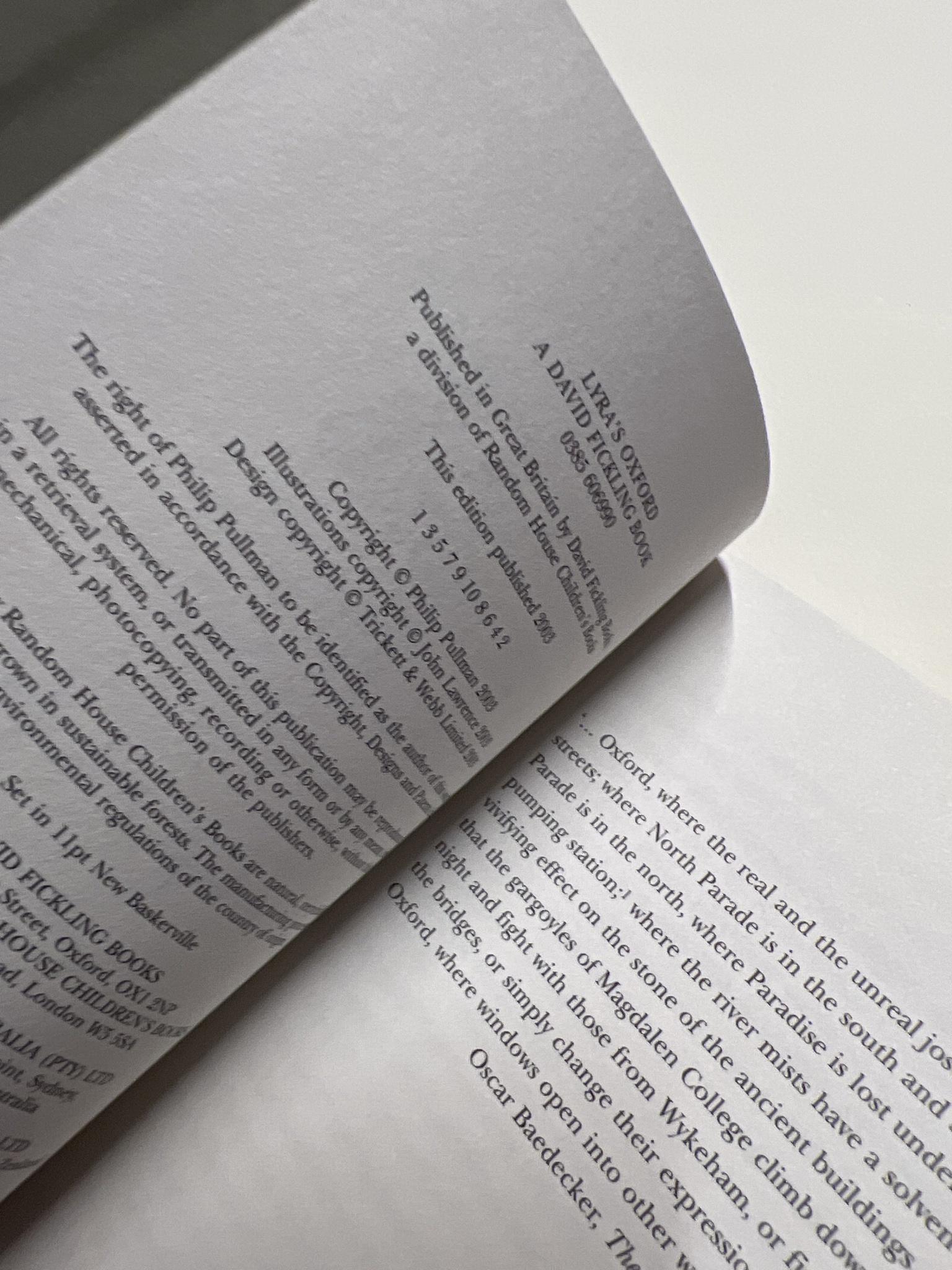 Lyras Oxford, Philip Pullman