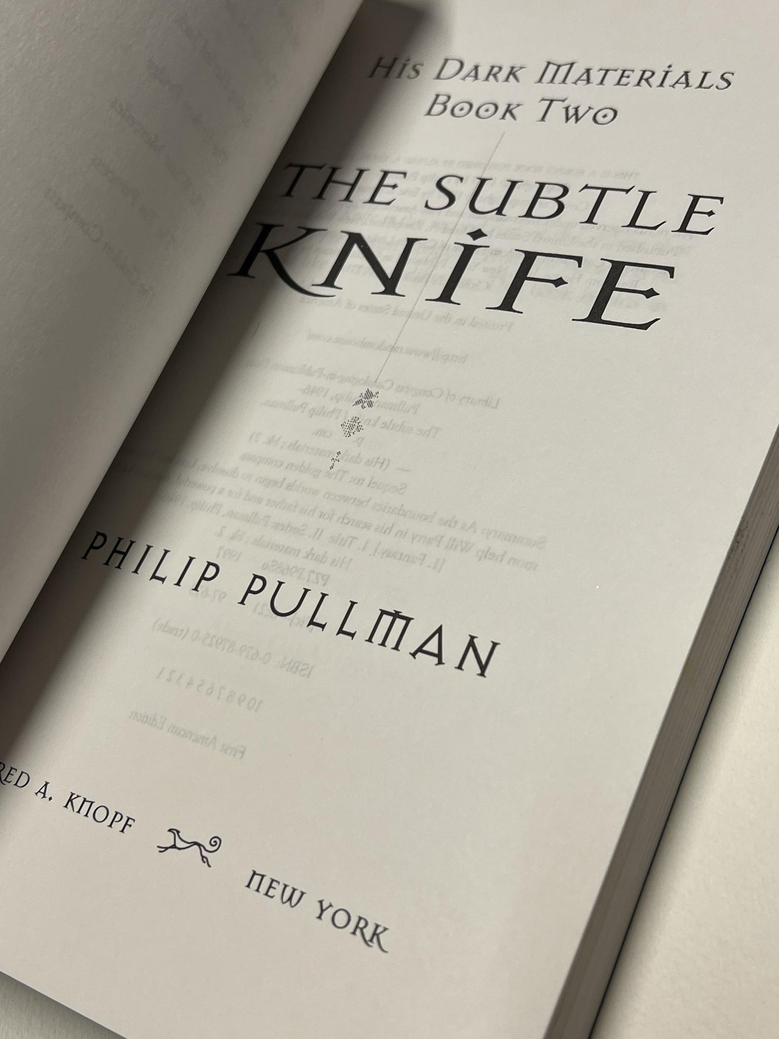 The Subtle Knife, Philip Pullman
