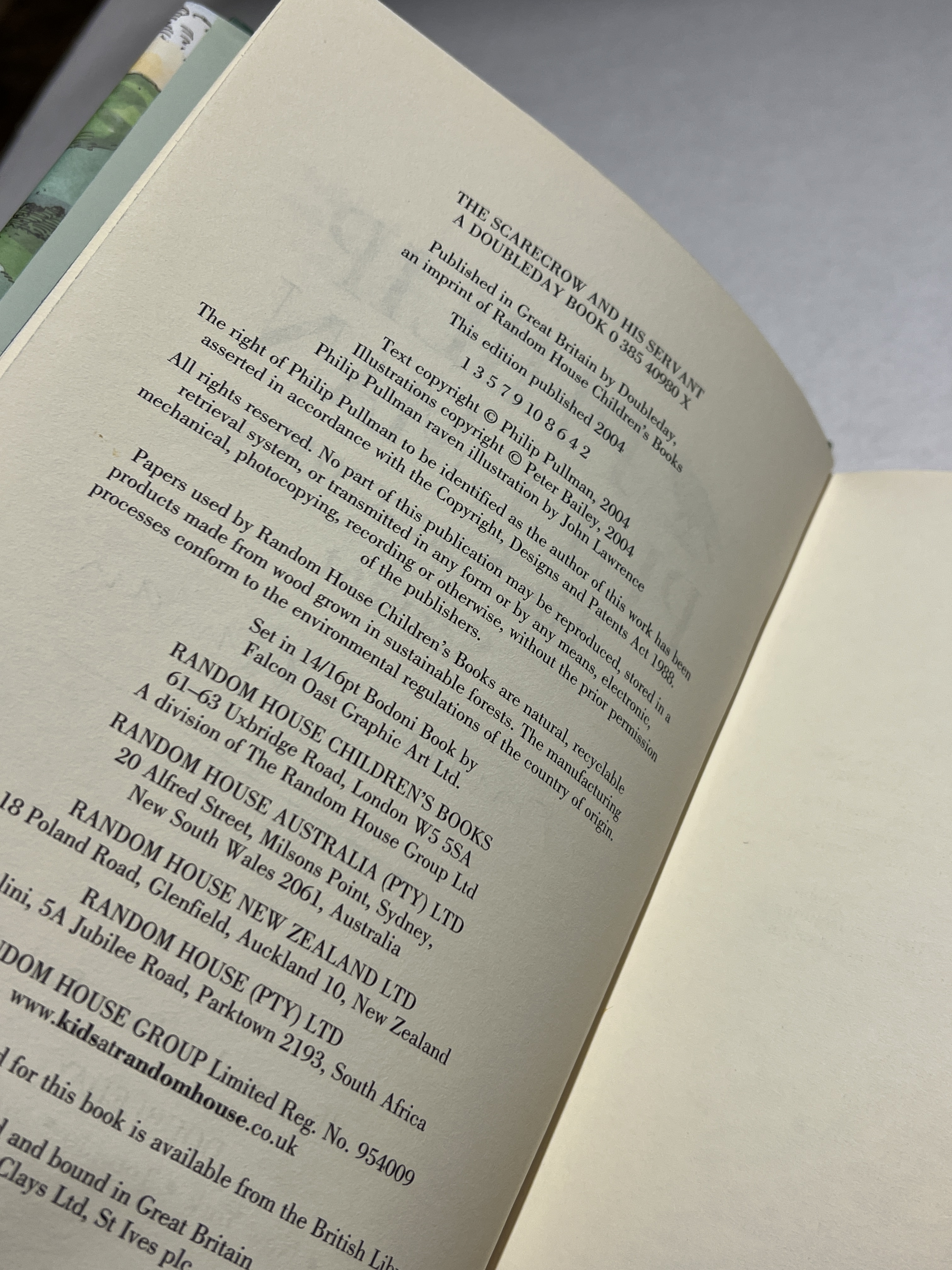 The Scarecrow and His Servant, Philip Pullman