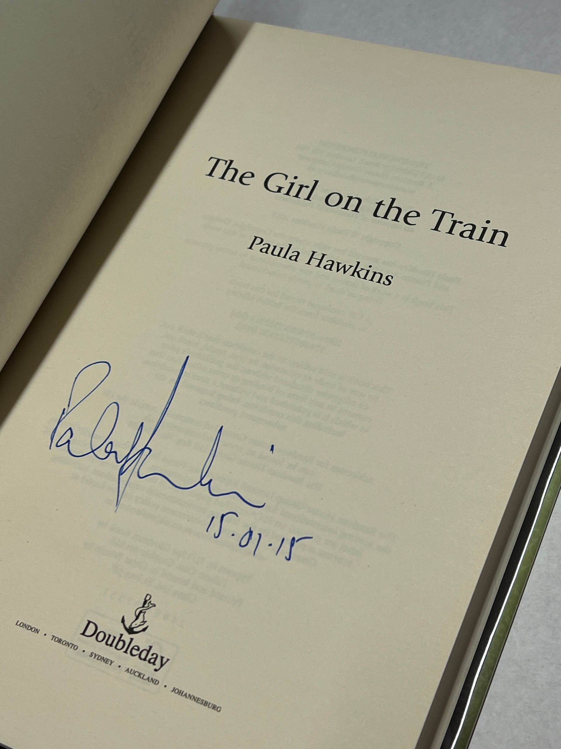 The Girl on a Train, Paula Hawkins