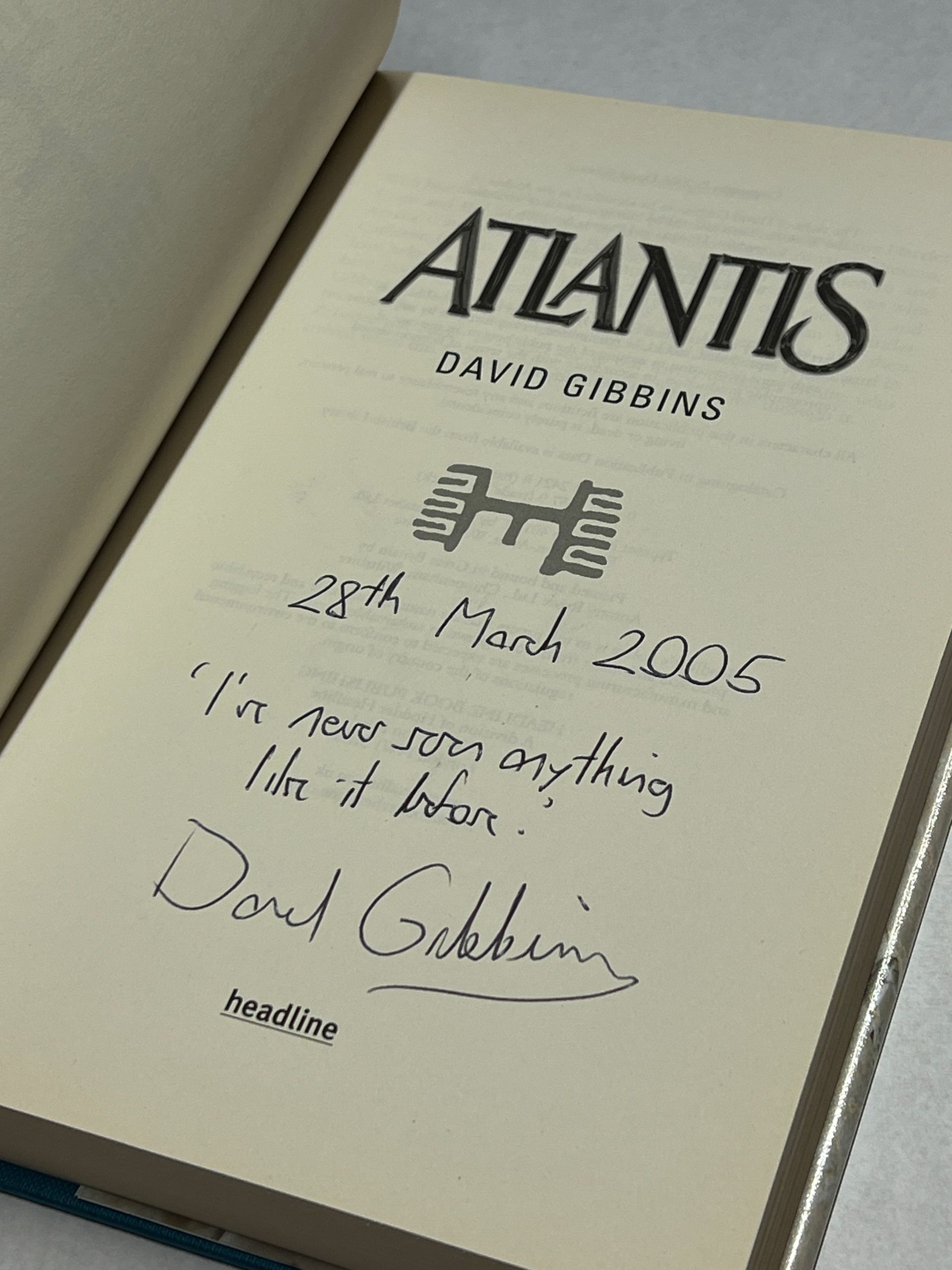 Atlantis, David Gibbins