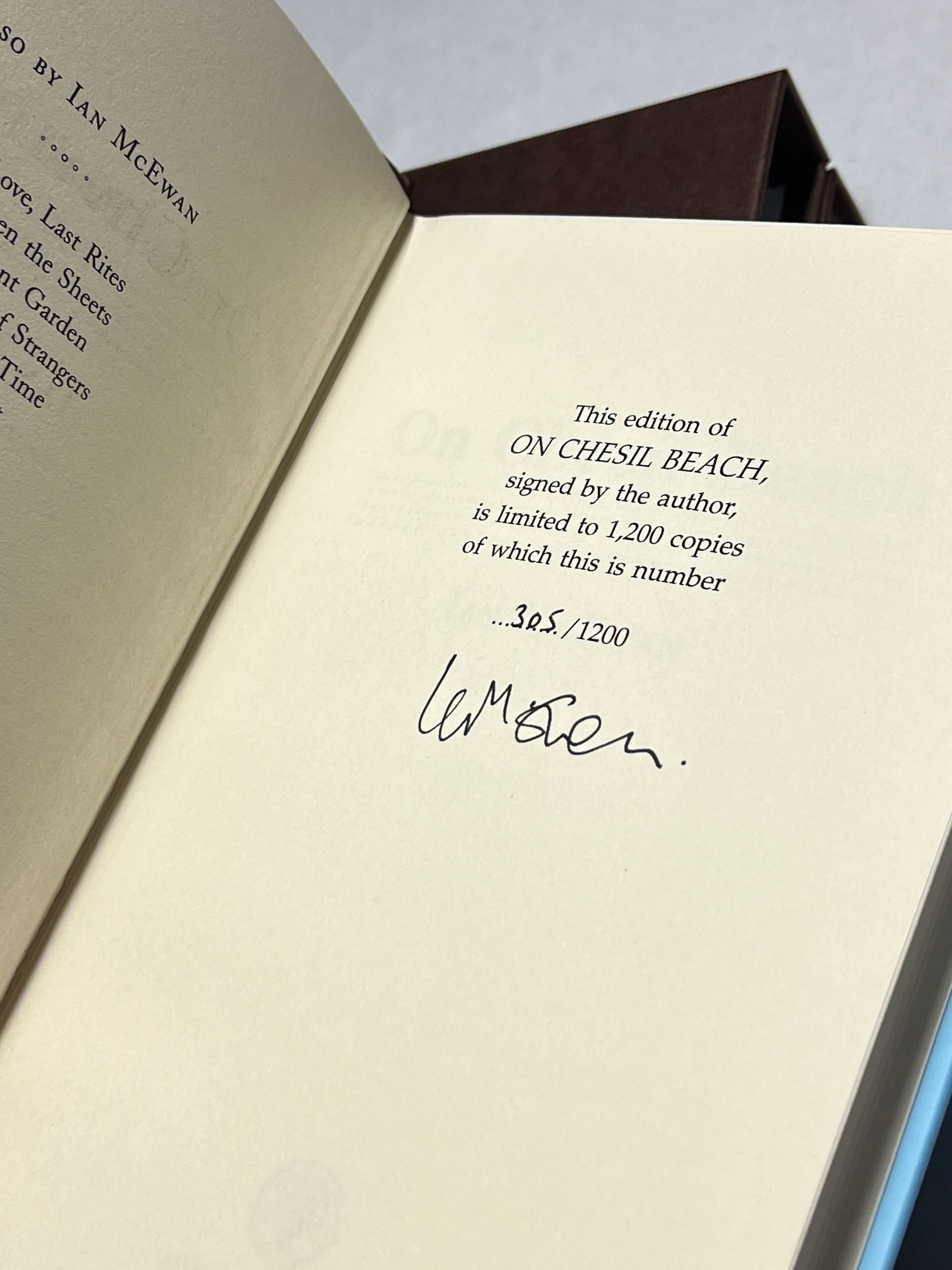 On Chisel Beach, Ian McKewan