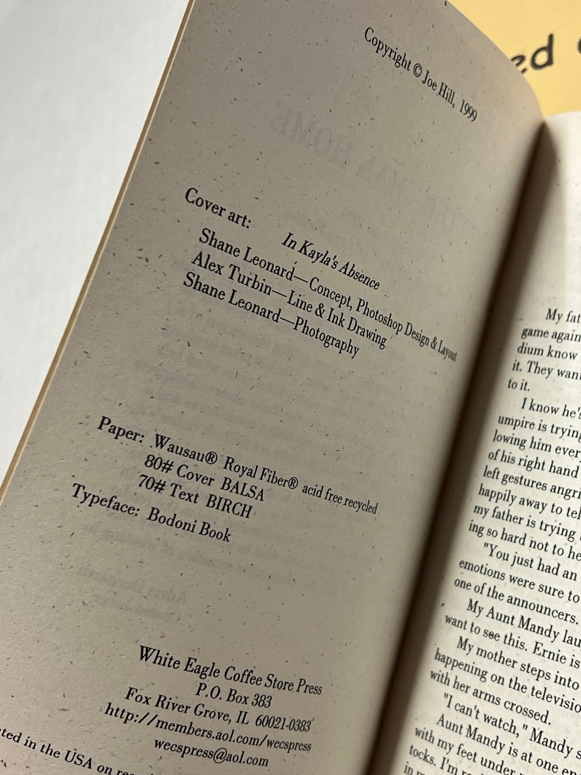 Better Than Home, Joe Hill